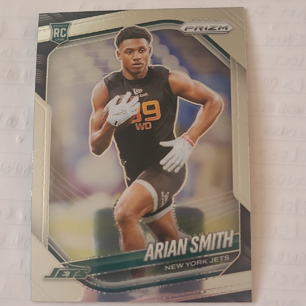 Panini Prizm Arian Smith Football Card - Green, White, Black
